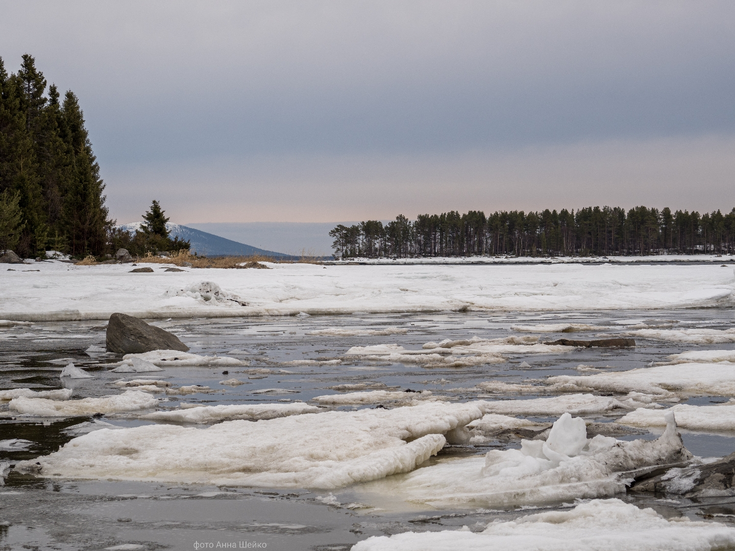 Кандалакшский залив белого моря. Кандалакшский заповедник. Кандалакшский залив в начале мая.