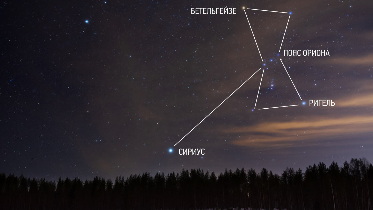 Как найти Сириус на небе