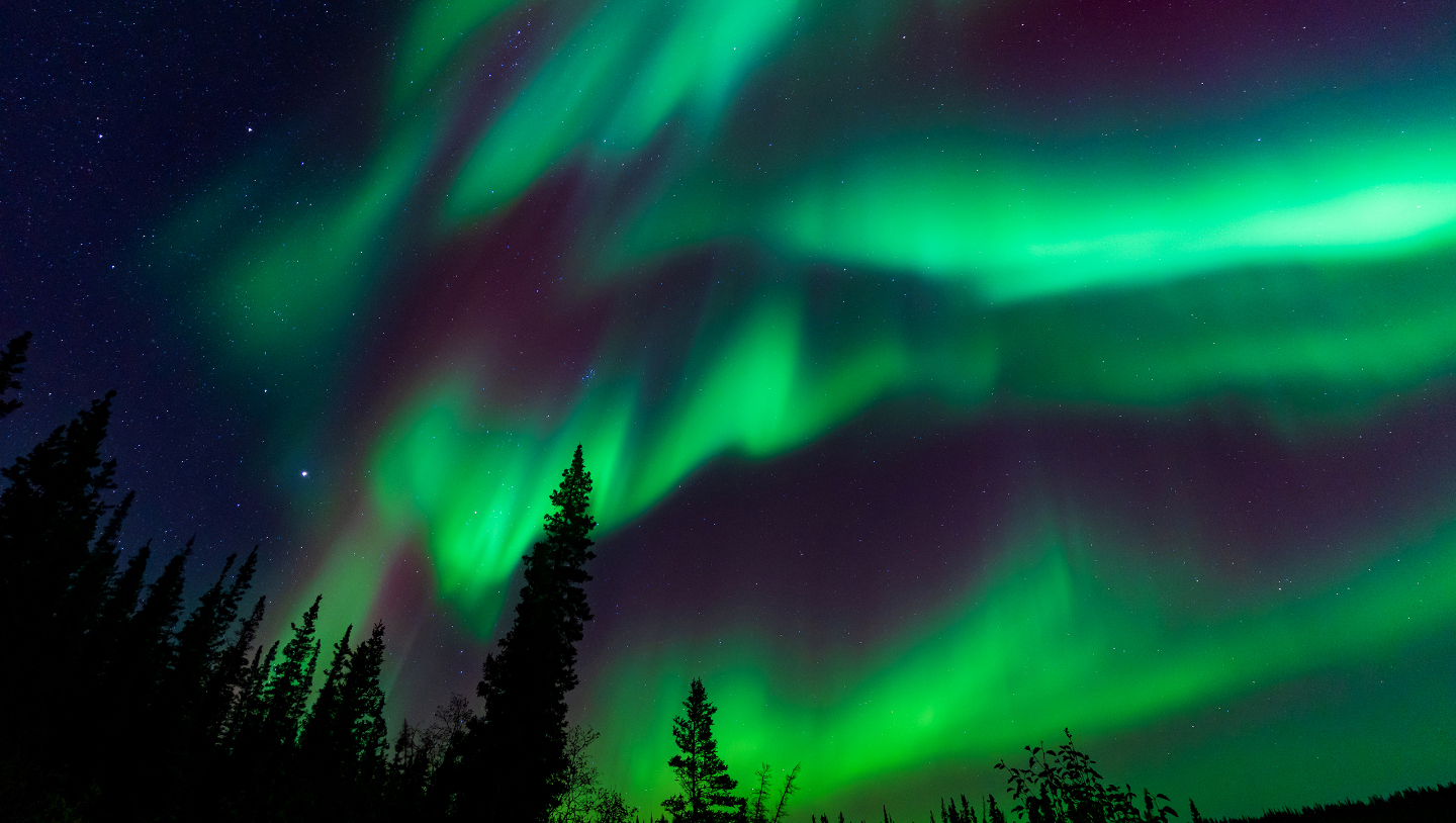 черное северное сияние