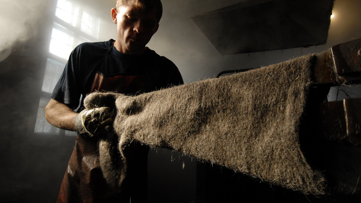 Производство валенок 