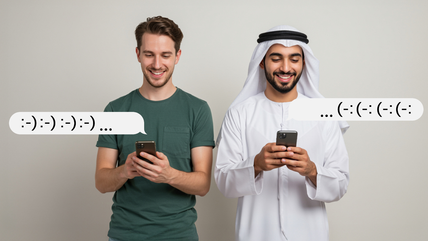 Чем отличаются западные эмотиконы