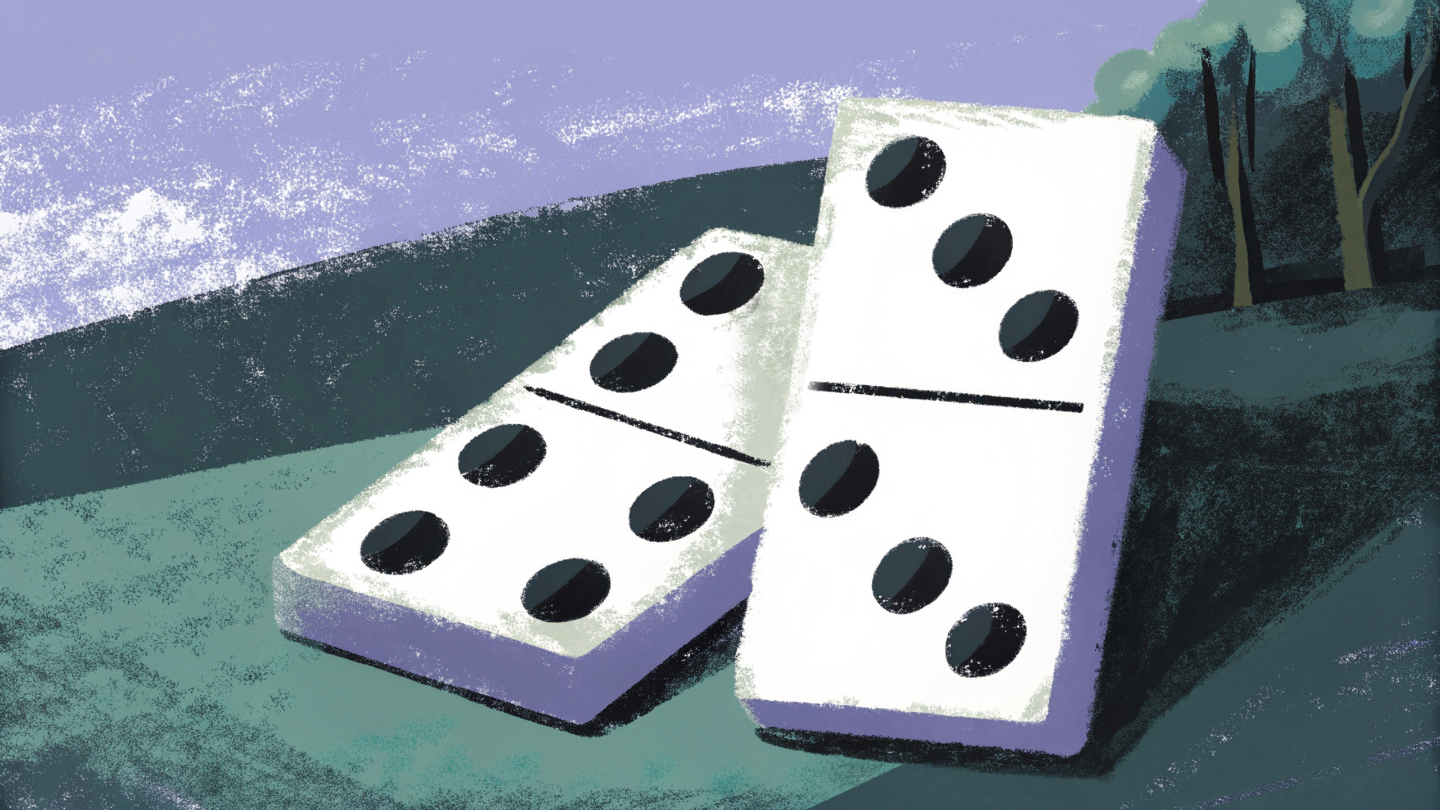 башня домино