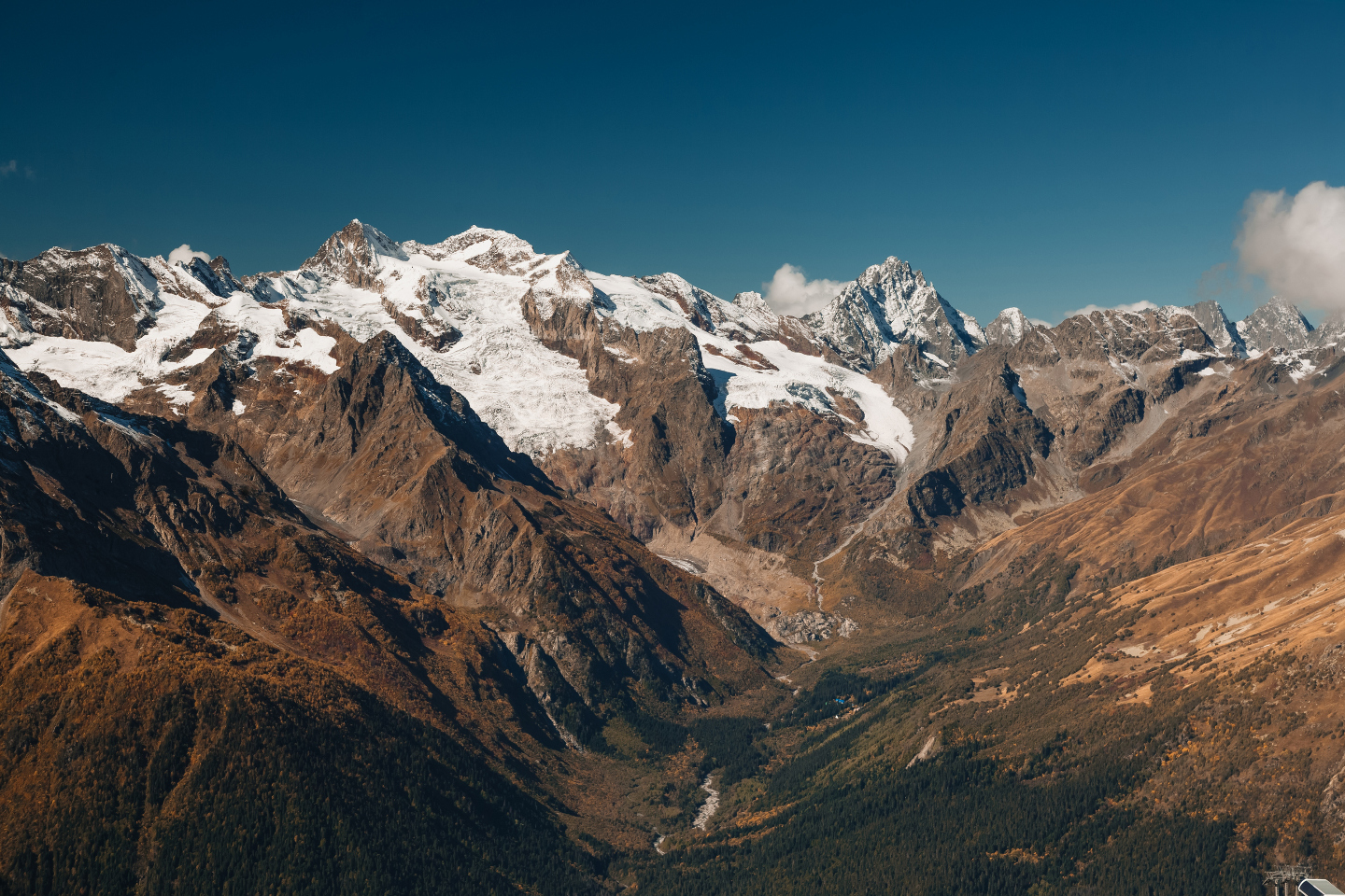 Домбай фото осенью город