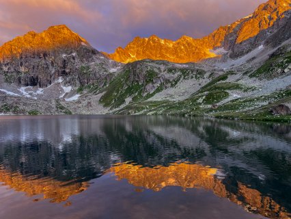Рассвет на озере Уллу -Кёль  - Коннова Екатерина Евгеньевна 