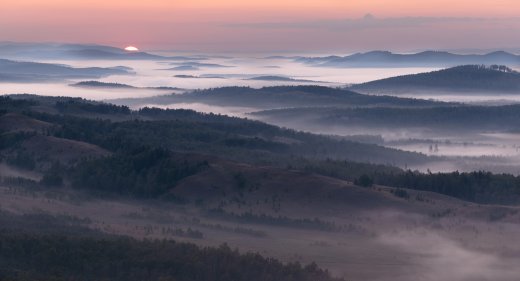 Рассвет в Башкирии - Евгений Александрович Гецев