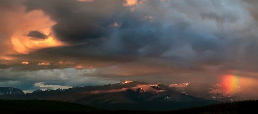 Заполярье. Полуночная радуга в Хибинах - Мамакина Светлана Геннадьевна