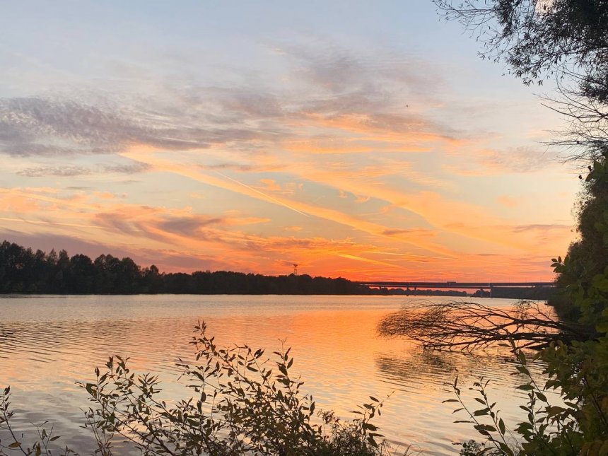 Закат над р. Сурой - Люция