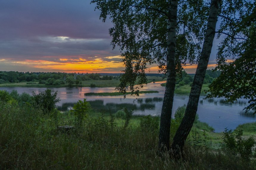 вечер на природе -  