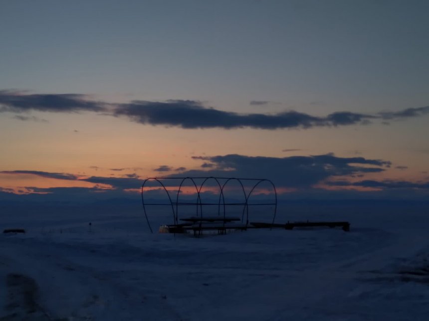 Зимний закат на Байкале - Екатерина