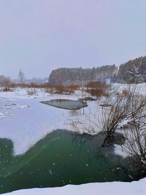 Зима в село Пектубаево - Дмитрий