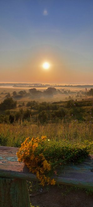 Рассвет в д. Федякино - Анна