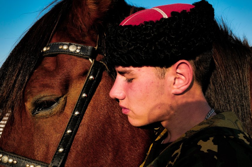 Казак и его верный конь -  