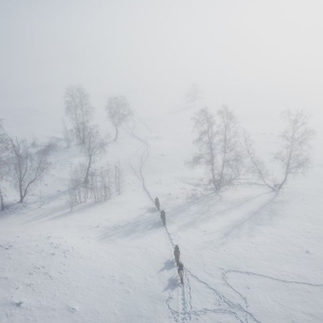 На краю зимней тишины -   (1/3)