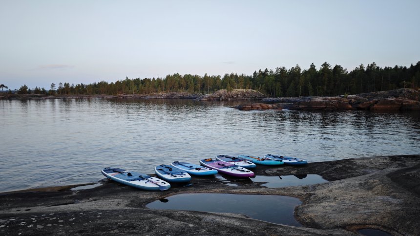 Сапсёрфинг на Ладожских шхерах - Мария (1/4)