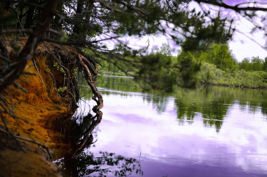 На склоне реки -  