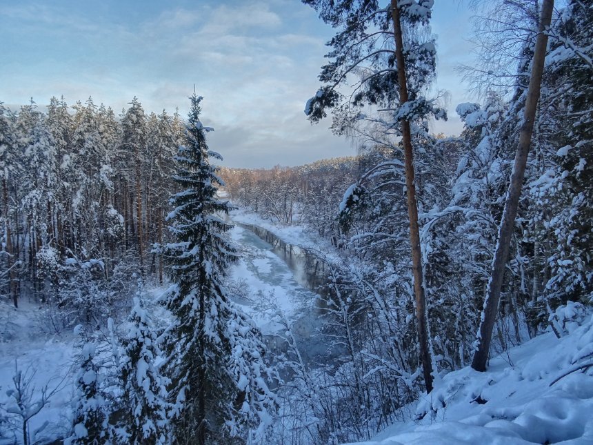 Река Нерль / Шаляпинский обрыв -  
