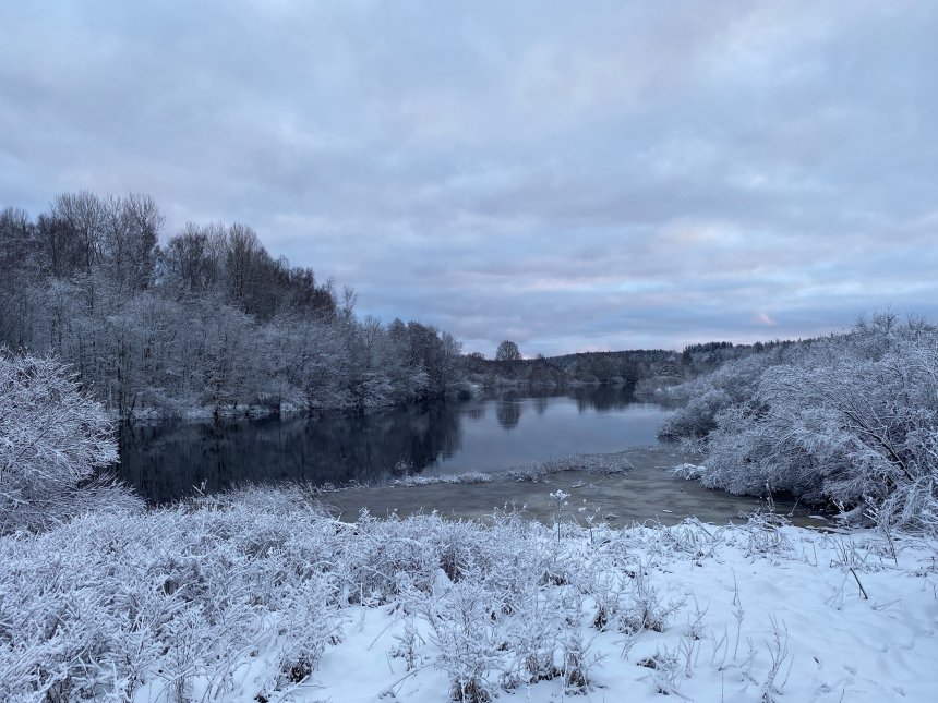 Зимняя река -  