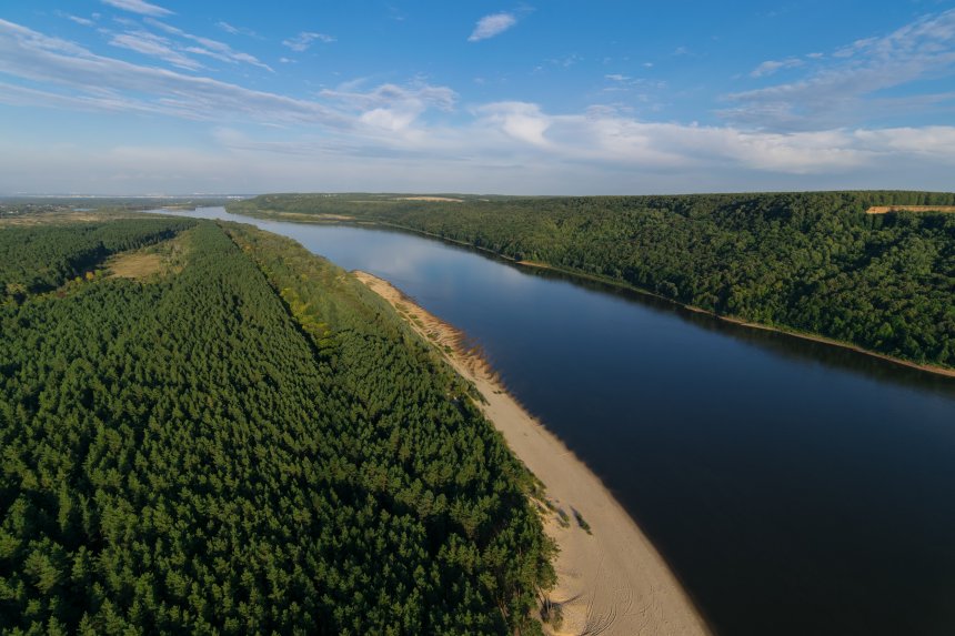 Тишина реки с высоты Шуховской башни -  