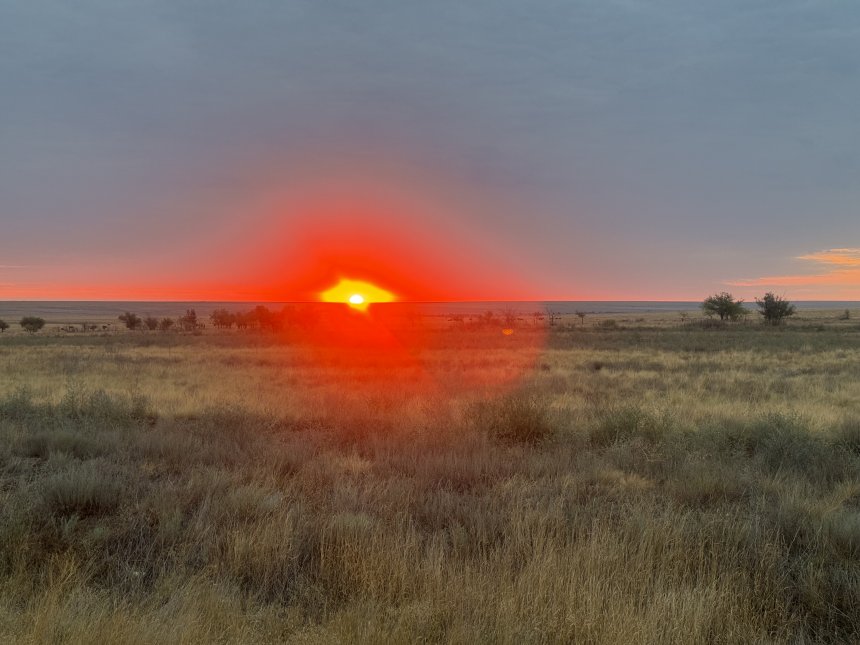 Рассвет в степях Калмыкии - Оксана