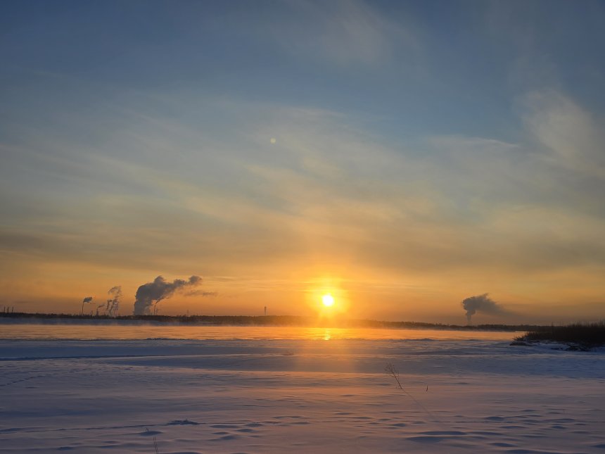 Закат над Ангарой -  