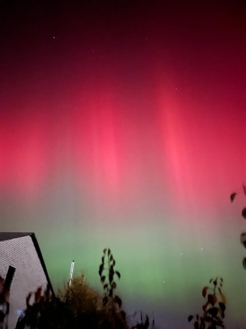 Северное сияние в Оренбургской области - Тюрина Людмила Рафаиловна