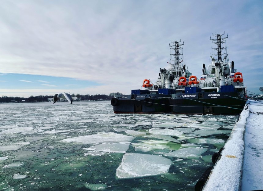 Ледоход в Балтийске - Малюгина Ольга