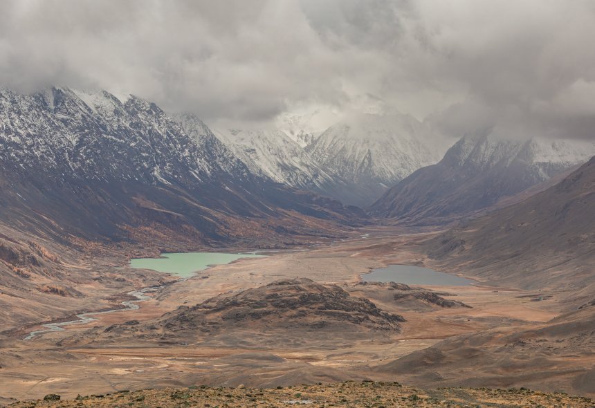 Долина реки Аккол. Озера Ак-кель и Кара-кель - Елена Павлова