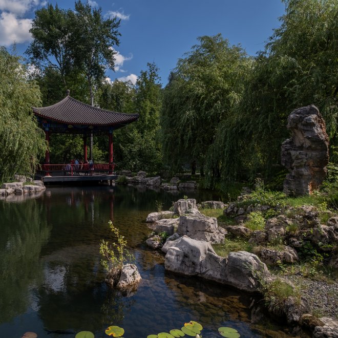 В парке Хуамин -  