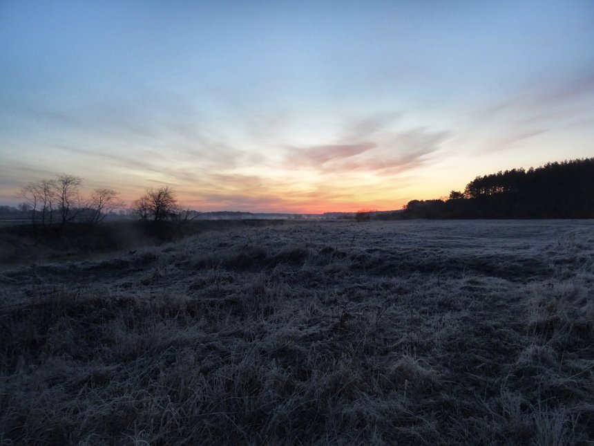 Рассвет на реке Шерна -  