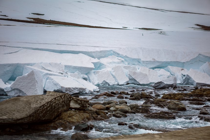 Зима летом на Полярном Урале - Полина (1/5)