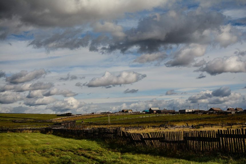Лето в Сибирской деревне -  