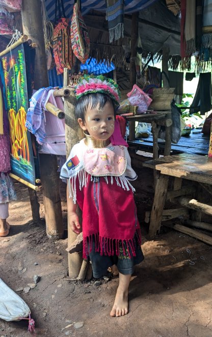 Girl of Karen Tribe, Thailand. Девочка из племени Карен, Тайланд. - Лариса Шепелева