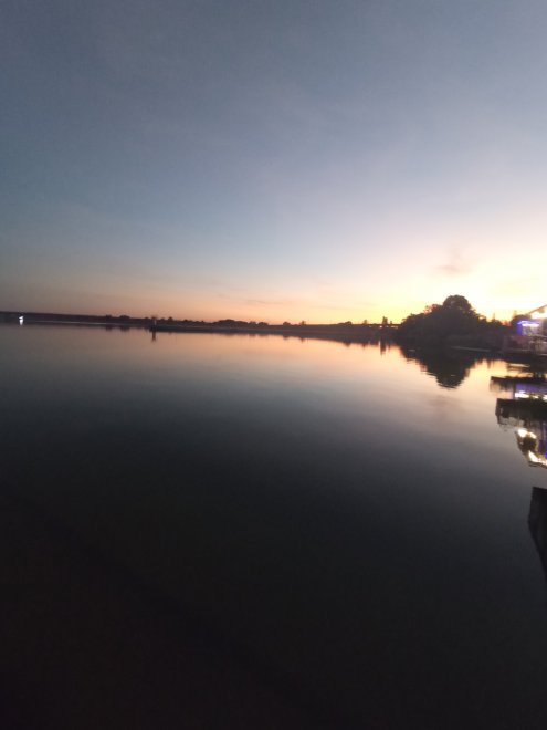 закат на реке - sonny