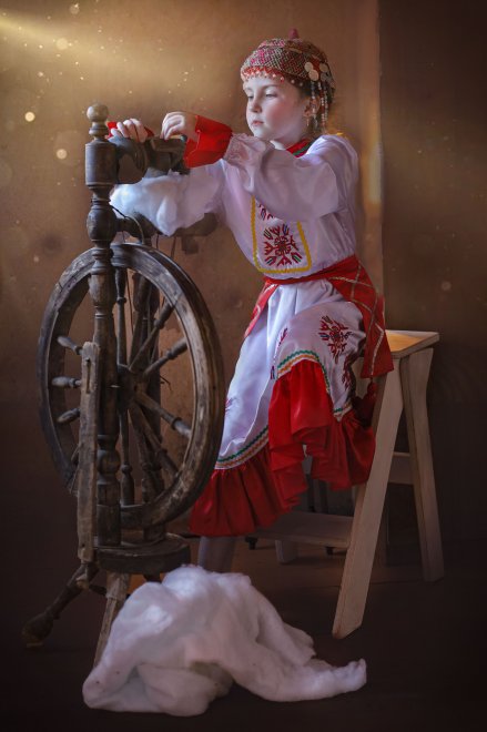 Чувашка за пряжей - Галина