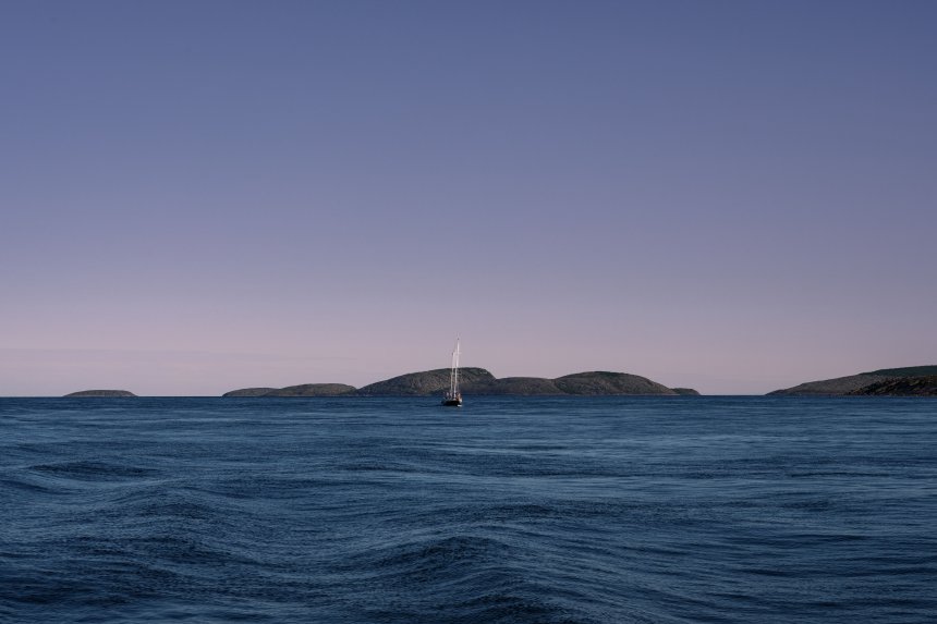 Кораблик в Белом море -  