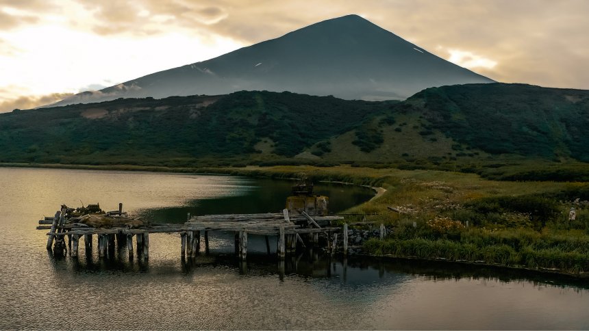 Закат на острове Атласова -  