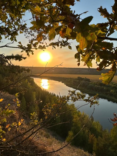 Дон осенью. Воронежская область -  