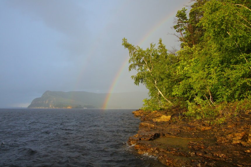 Закат после летнего ненастья - Иван