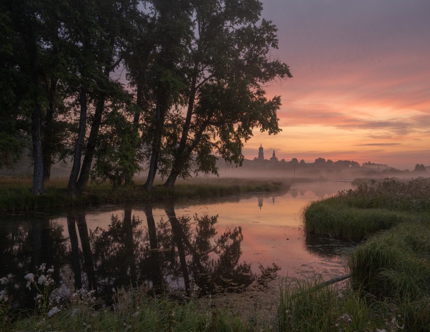 Яркое утро в селе Белая - Евгений Карепанов