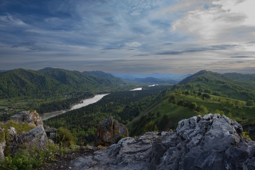 Вечерний Алтай -  