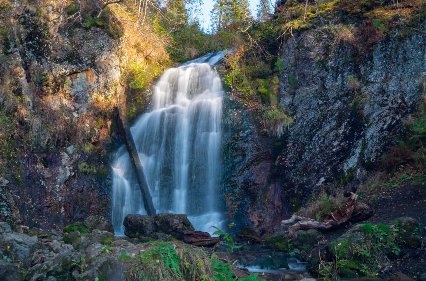 Алгуйский водопад. - Николай Дубровин