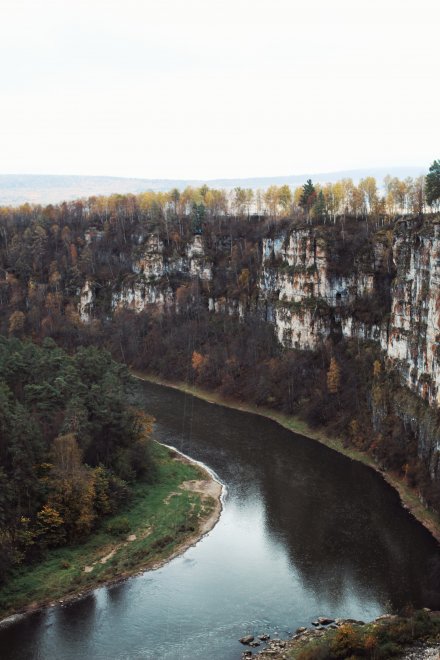 Айские притёсы с высоты птичьего полёта. -  