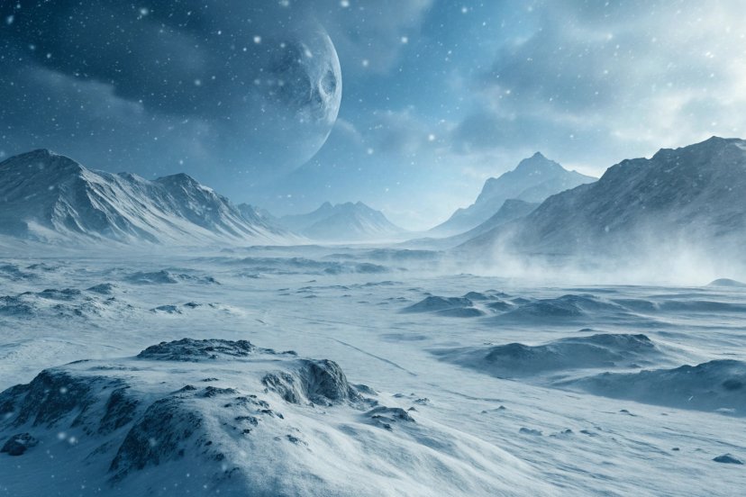 Как выглядит зима на других планетах