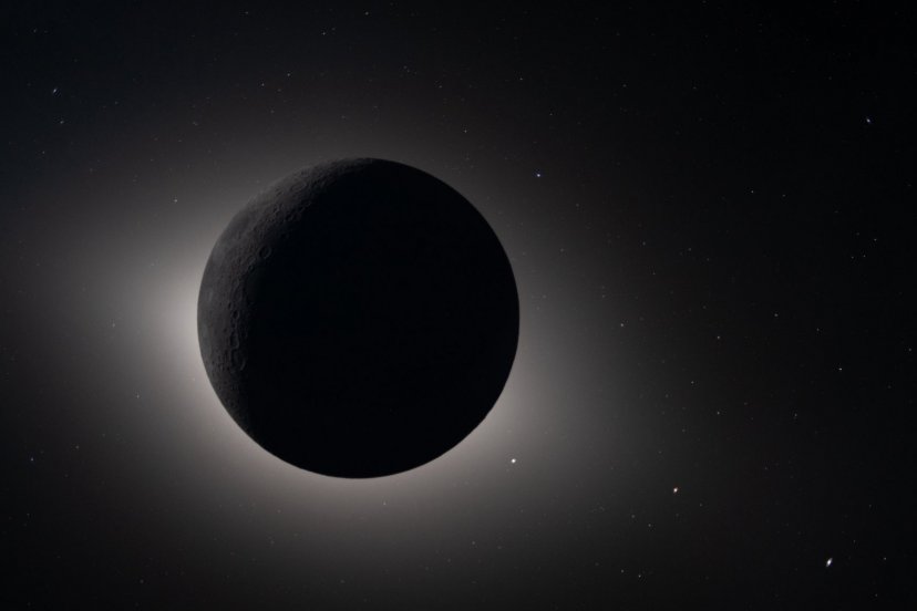 Как выглядит солнечное затмение с обратной стороны Луны?